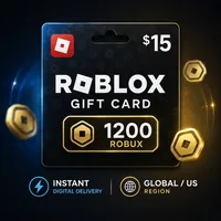 $15 Roblox Gift Card (1200 Robux)